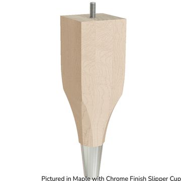 Designs of Distinction 9 Inch Calla Foot - Chrome Slipper Cupimage