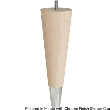 Designs of Distinction 9 Inch Round Tapered Foot - Chrome Slipper Cupimage