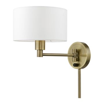 Livex Lighting 1-Light Straight Swing Arm Wall Lampimage