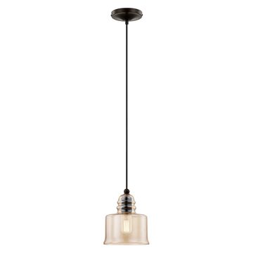 Livex Lighting 40630 Hand Blown Art Glass Mini Pendant - Champagneimage