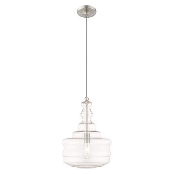 Livex Lighting 41239 Hand Blown Art Glass Single Pendant Lightimage