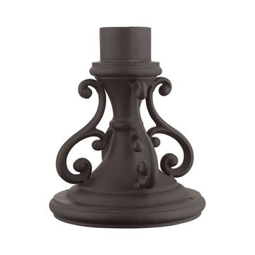 Livex Lighting 9 Inch Scroll Outdoor Pier Mount Adapterimage