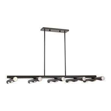 Livex Lighting Acra Large Linear 10-Light Chandelierimage