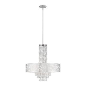 Livex Lighting Allendale 5-Light Chrome Pendant Chandelierimage
