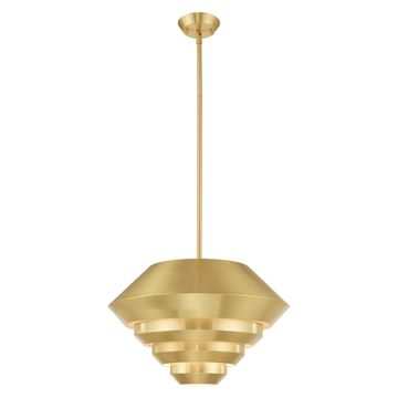 Livex Lighting Amsterdam 1-Light Large Single Pendant Lightimage