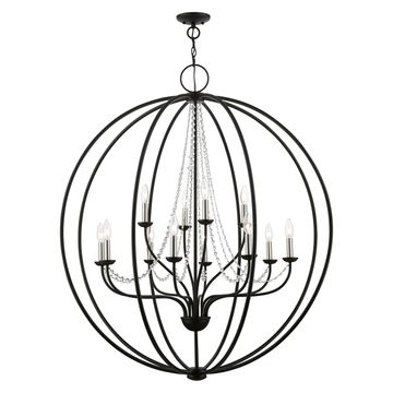 Livex Lighting Arabella 12-Light Grande Foyer Chandelierimage