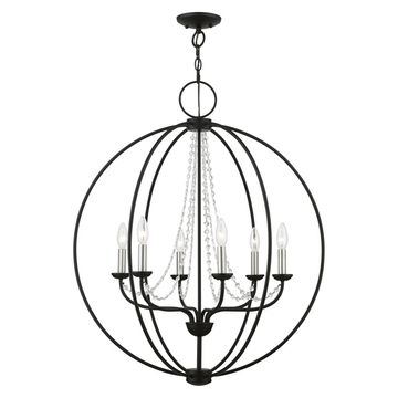 Livex Lighting Arabella 6-Light Globe Pendant Chandelierimage