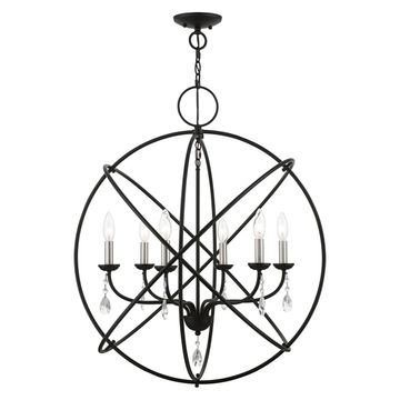 Livex Lighting Aria 6-Light Globe Pendant Chandelierimage