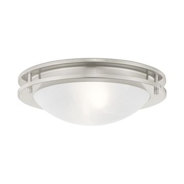Livex Lighting Ariel 2-Light Medium Flush Mount Ceiling Lightimage