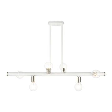 Livex Lighting Bannister 6-Light Linear Chandelierimage