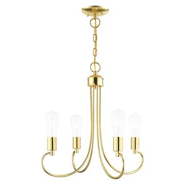 Livex Lighting Bari 4-Light Small Chandelierimage