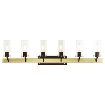 Livex Lighting Beckett 6-Light Extra Large Vanity Sconceimage