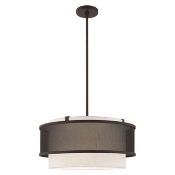 Livex Lighting Braddock 4-Light Pendant Chandelierimage