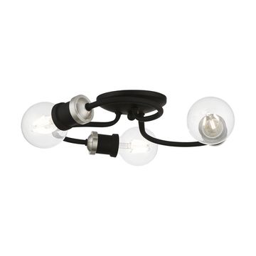 Livex Lighting Bromley 3-Light Flush Mount Ceiling Lightimage