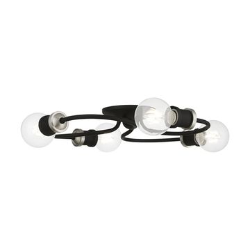 Livex Lighting Bromley 4-Light Large Flush Mount Ceiling Lightimage