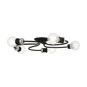 Livex Lighting Bromley 5-Light Large Flush Mount Ceiling Lightimage