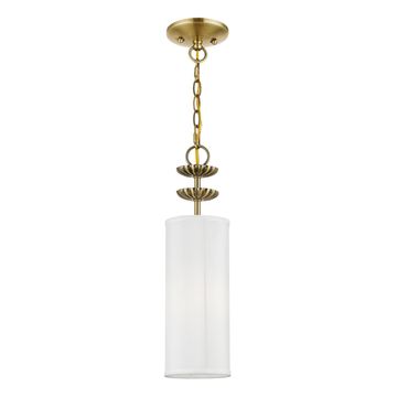Livex Lighting Brookdale 1-Light Mini Pendant Lightimage