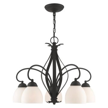 Livex Lighting Brookside 5-Light 26 Inch Chandelierimage