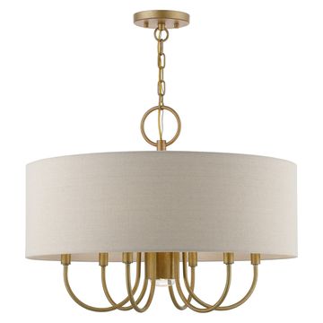 Livex Lighting Burnett 7-Light Pendant Chandelierimage