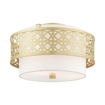 Livex Lighting Calinda 3-Light Medium Semi-Flush Ceiling Lightimage