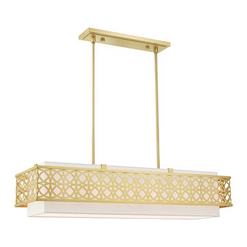 Livex Lighting Calinda 6-Light Linear Chandelierimage