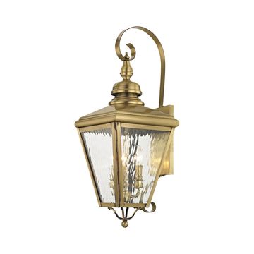 Livex Lighting Cambridge 3-Light Large Outdoor Wall Lanternimage