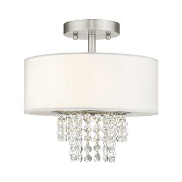 Livex Lighting Carlisle 2-Light Semi-Flush Ceiling Lightimage
