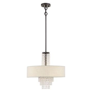 Livex Lighting Carlisle 4-Light Pendant Chandelierimage