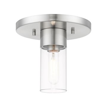 Livex Lighting Carson 1-Light Flush Mount Ceiling Lightimage