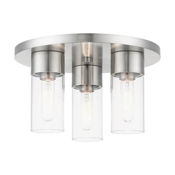 Livex Lighting Carson 3-Light Flush Mount Ceiling Lightimage