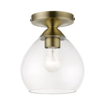Livex Lighting Catania 1-Light Semi-Flush Ceiling Lightimage