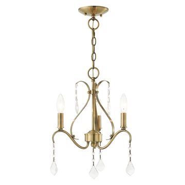 Livex Lighting Caterina 3-Light Petite Chandelierimage