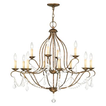 Livex Lighting Chesterfield 12-Light Chandelierimage