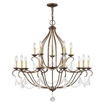 Livex Lighting Chesterfield 15-Light Foyer Chandelierimage