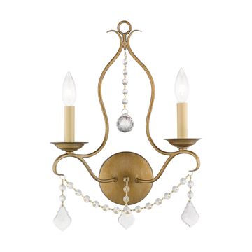 Livex Lighting Chesterfield 2-Light Double Wall Sconceimage