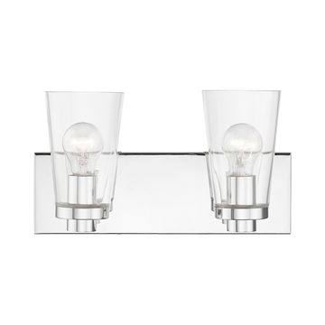 Livex Lighting Cityview 2-Light Vanity Sconceimage