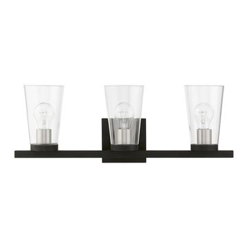 Livex Lighting Cityview 3-Light Vanity Sconceimage