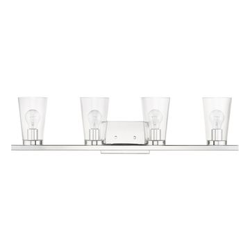 Livex Lighting Cityview 4-Light Large Vanity Sconceimage