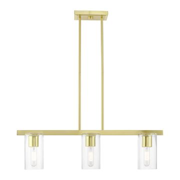 Livex Lighting Clarion 3-Light Linear Chandelierimage