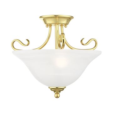 Livex Lighting Coronado 2-Light Semi-Flush Ceiling Lightimage