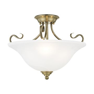 Livex Lighting Coronado 3-Light Semi-Flush Ceiling Lightimage