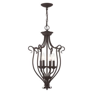 Livex Lighting Coronado 4-Light Lantern Chandelierimage