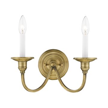 Livex Lighting Cranford 2-Light Double Wall Sconceimage