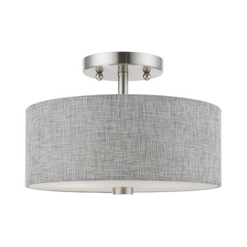 Livex Lighting Dakota 2-Light Semi-Flush Ceiling Lightimage