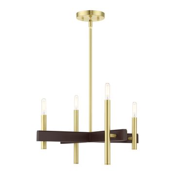 Livex Lighting Denmark 4-Light Small Chandelierimage