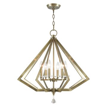 Livex Lighting Diamond 6-Light Chandelierimage