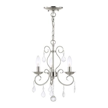 Livex Lighting Donatella 3-Light Mini Chandelier / Semi-Flush Lightimage