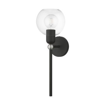 Livex Lighting Downtown 1-Light Sphere Single Sconceimage