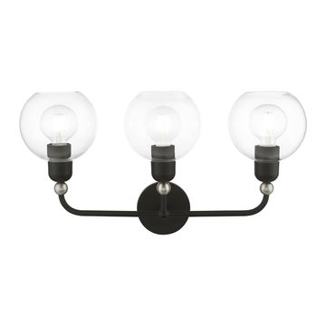 Livex Lighting Downtown 3-Light Sphere Vanity Sconceimage