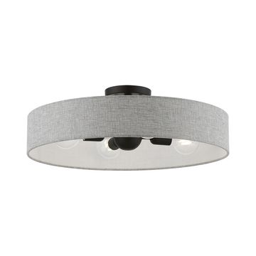Livex Lighting Elmhurst 4-Light Large Semi-Flush Ceiling Lightimage